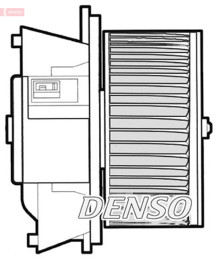 DEA09042 vnitřní ventilátor DENSO