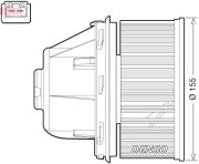 DEA10053 vnitřní ventilátor DENSO