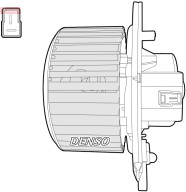 DEA12004 DENSO vnútorný ventilátor DEA12004 DENSO