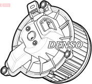 DEA12007 vnitřní ventilátor DENSO