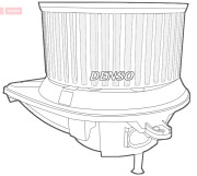 DEA17030 vnitřní ventilátor DENSO