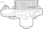 DEA20003 vnitřní ventilátor DENSO