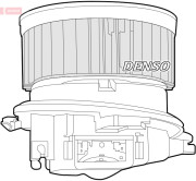 DEA21007 vnitřní ventilátor DENSO