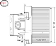 DEA21012 vnitřní ventilátor DENSO