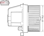 DEA33003 vnitřní ventilátor DENSO