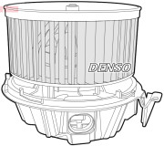 DEA37001 DENSO vnútorný ventilátor DEA37001 DENSO