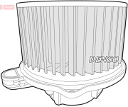 DEA41009 vnitřní ventilátor DENSO