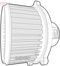 DEA43008 DENSO vnútorný ventilátor DEA43008 DENSO