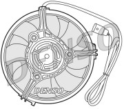 DER02001 Větrák, chlazení motoru DENSO