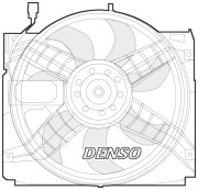 DER05004 Větrák, chlazení motoru DENSO