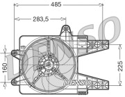 DER13003 DENSO ventilátor chladenia motora DER13003 DENSO