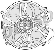 DER21014 Větrák, chlazení motoru DENSO