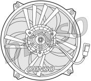 DER21015 DENSO ventilátor chladenia motora DER21015 DENSO