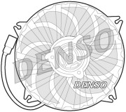 DER21016 DENSO ventilátor chladenia motora DER21016 DENSO