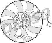 DER32007 DENSO ventilátor chladenia motora DER32007 DENSO