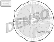 DER32009 Větrák, chlazení motoru DENSO