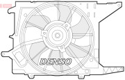 DER37003 Větrák, chlazení motoru DENSO