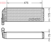 DEV12003 Výparník, klimatizace DENSO