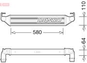 DIT06002 Chladič turba DENSO
