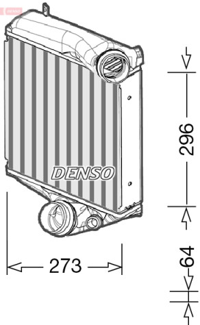 DIT28022 Chladič turba DENSO