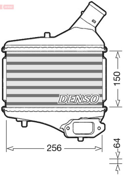 DIT40010 Chladič turba DENSO