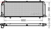 DRM02008 DENSO chladič motora DRM02008 DENSO