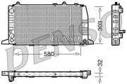 DRM02011 Chladič, chlazení motoru DENSO