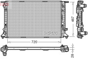 DRM02021 Chladič, chlazení motoru DENSO