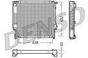 DRM05022 Chladič, chlazení motoru DENSO