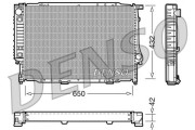 DRM05054 DENSO chladič motora DRM05054 DENSO