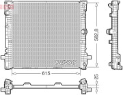 DRM05124 Chladič, chlazení motoru DENSO