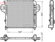 DRM06033 DENSO chladič motora DRM06033 DENSO