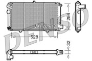 DRM07001 Chladič, chlazení motoru DENSO