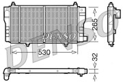 DRM07002 Chladič, chlazení motoru DENSO