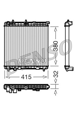 DRM07011 DENSO chladič motora DRM07011 DENSO