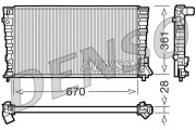 DRM07020 Chladič, chlazení motoru DENSO