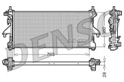 DRM09079 Chladič, chlazení motoru DENSO