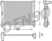 DRM09087 DENSO chladič motora DRM09087 DENSO