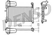 DRM09133 DENSO chladič motora DRM09133 DENSO