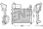 DRM09134 DENSO chladič motora DRM09134 DENSO