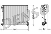 DRM09160 Chladič, chlazení motoru DENSO