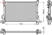 DRM09175 Chladič, chlazení motoru DENSO