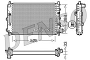 DRM10025 DENSO chladič motora DRM10025 DENSO