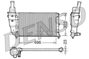 DRM13003 DENSO chladič motora DRM13003 DENSO