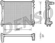 DRM13014 Chladič, chlazení motoru DENSO