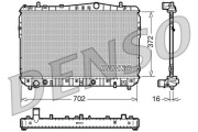 DRM15002 Chladič, chlazení motoru DENSO