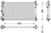 DRM15007 DENSO chladič motora DRM15007 DENSO