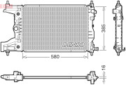 DRM15016 Chladič, chlazení motoru DENSO