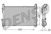 DRM17013 Chladič, chlazení motoru DENSO