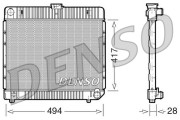 DRM17020 Chladič, chlazení motoru DENSO